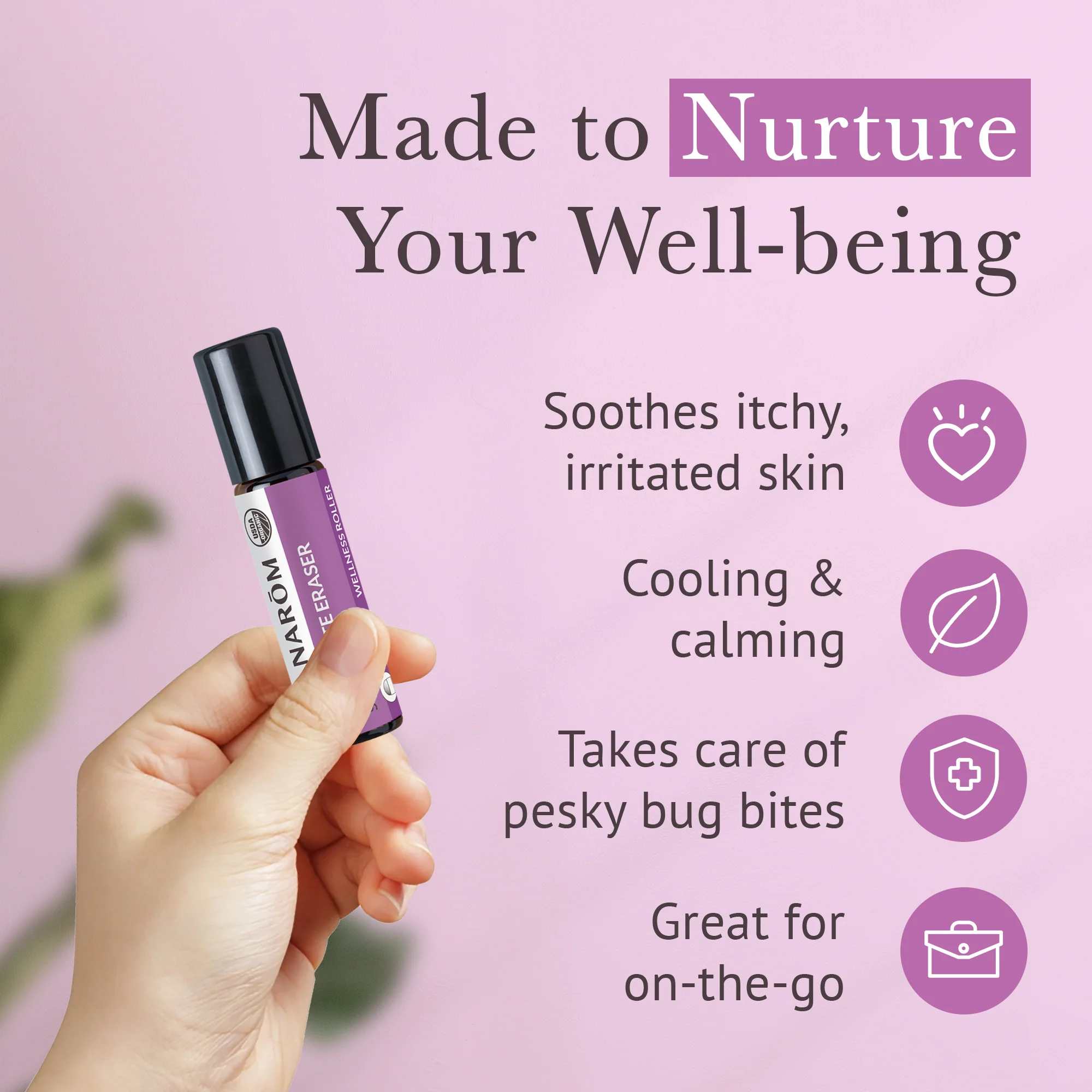 After Bite Eraser Roller Essential Oil Wellness Blend - Bio - Image 4
