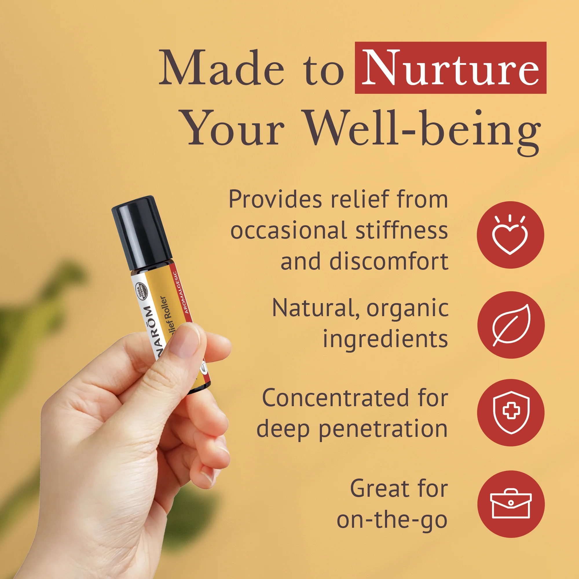 Aromalgesic Just Plain Relief Roller - Bio - Image 4