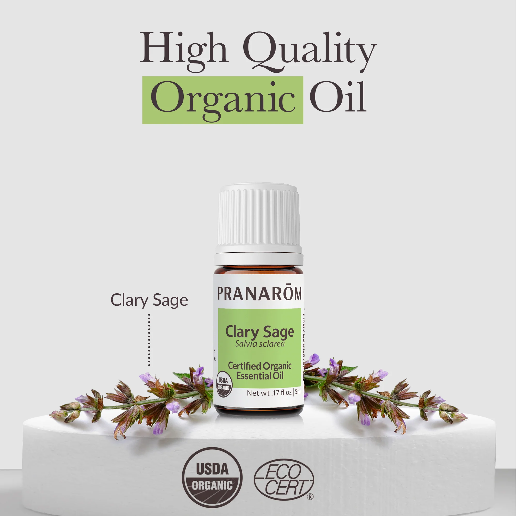 Clary Sage Essential Oil - Bio - Image 3