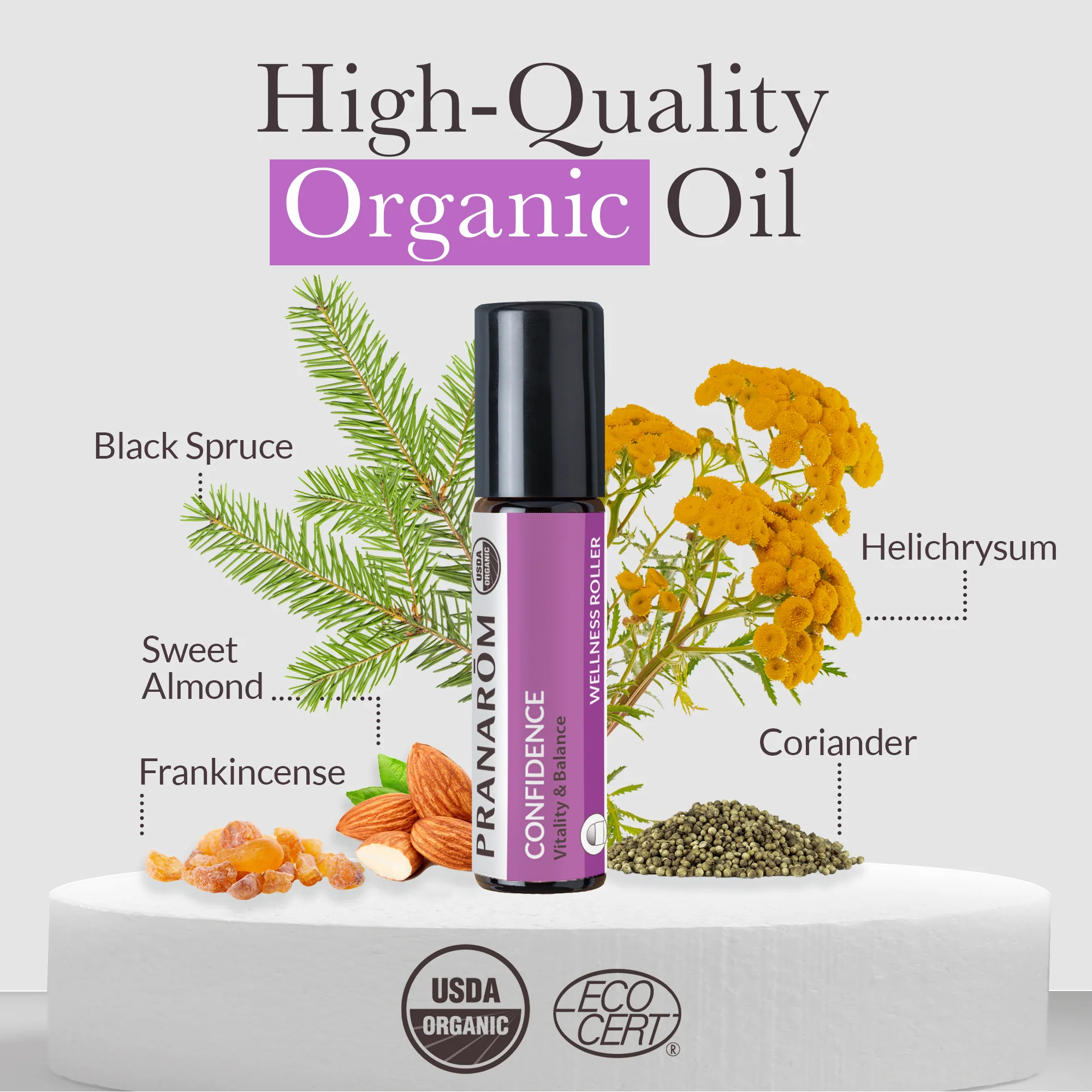 Confidence Mood Roller Essential Oil Wellness Blend - Bio - Image 3
