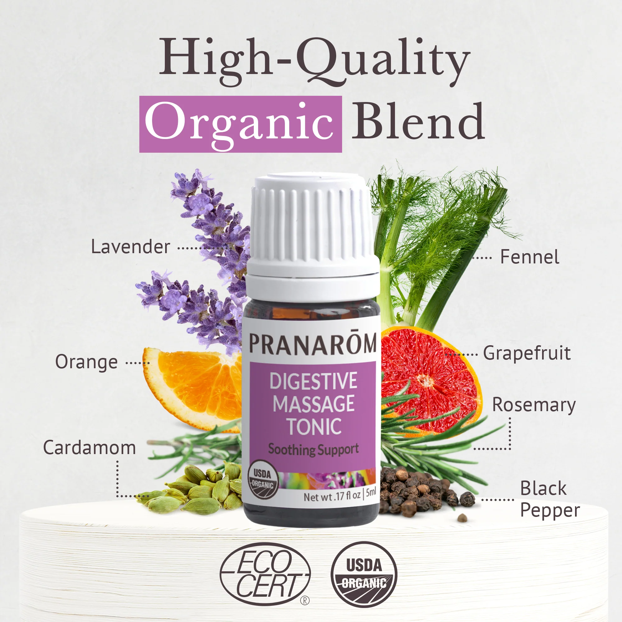 Digestive Massage Tonic Essential Oil Wellness Blend - Bio - Image 3