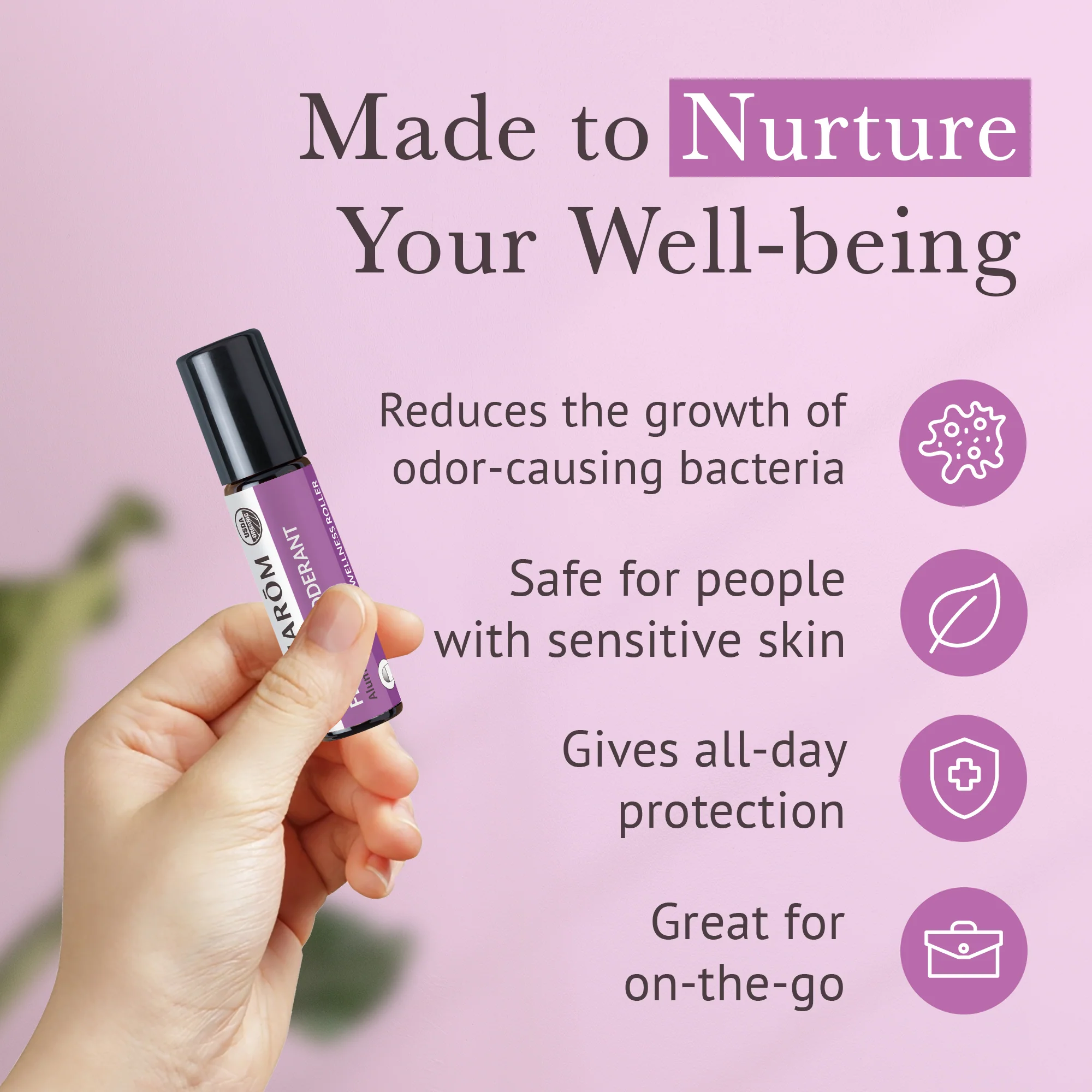 Floral Deodorant Roller - Bio - Image 3