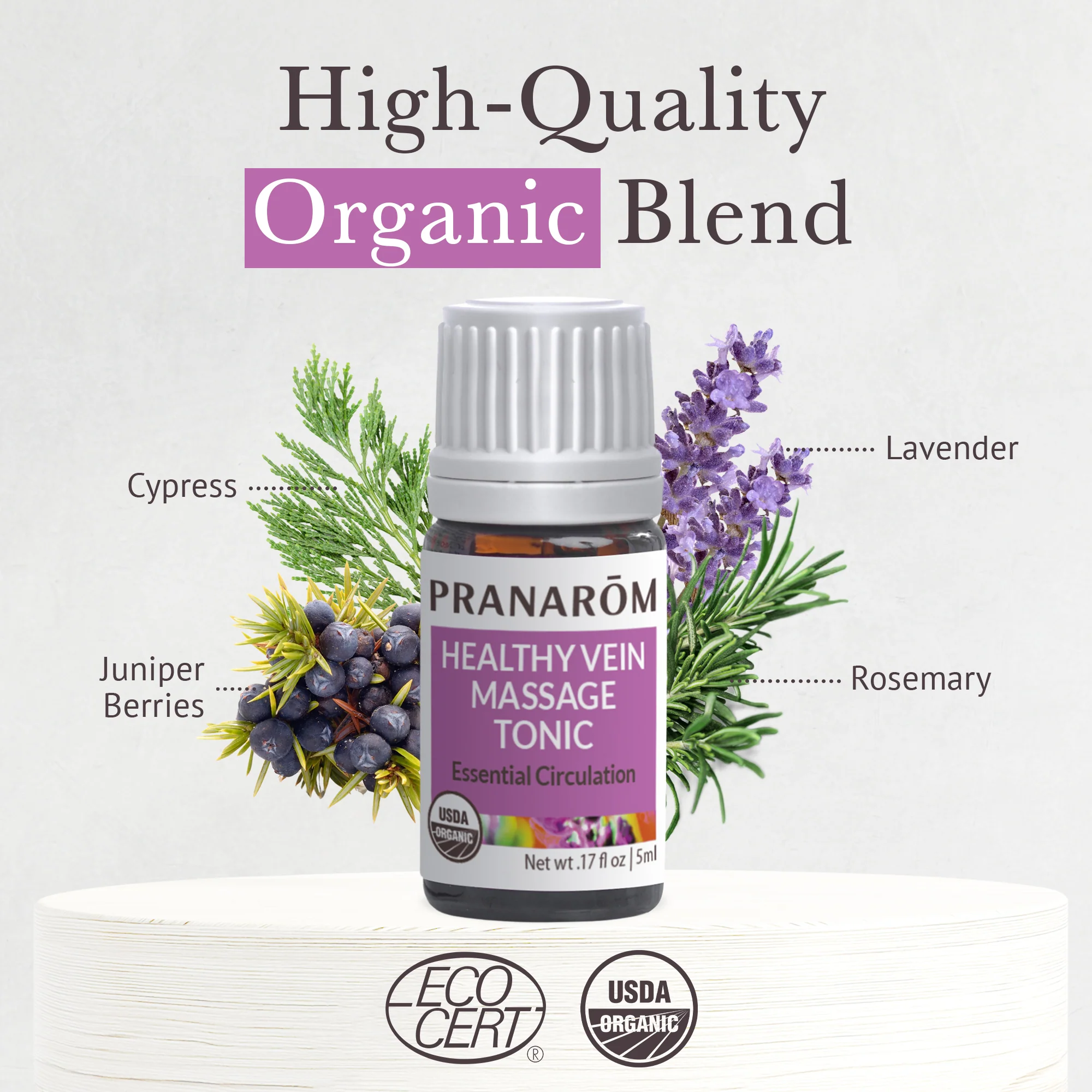 Healthy Vein Massage Tonic Essential Oil Wellness Blend - Bio - Image 3