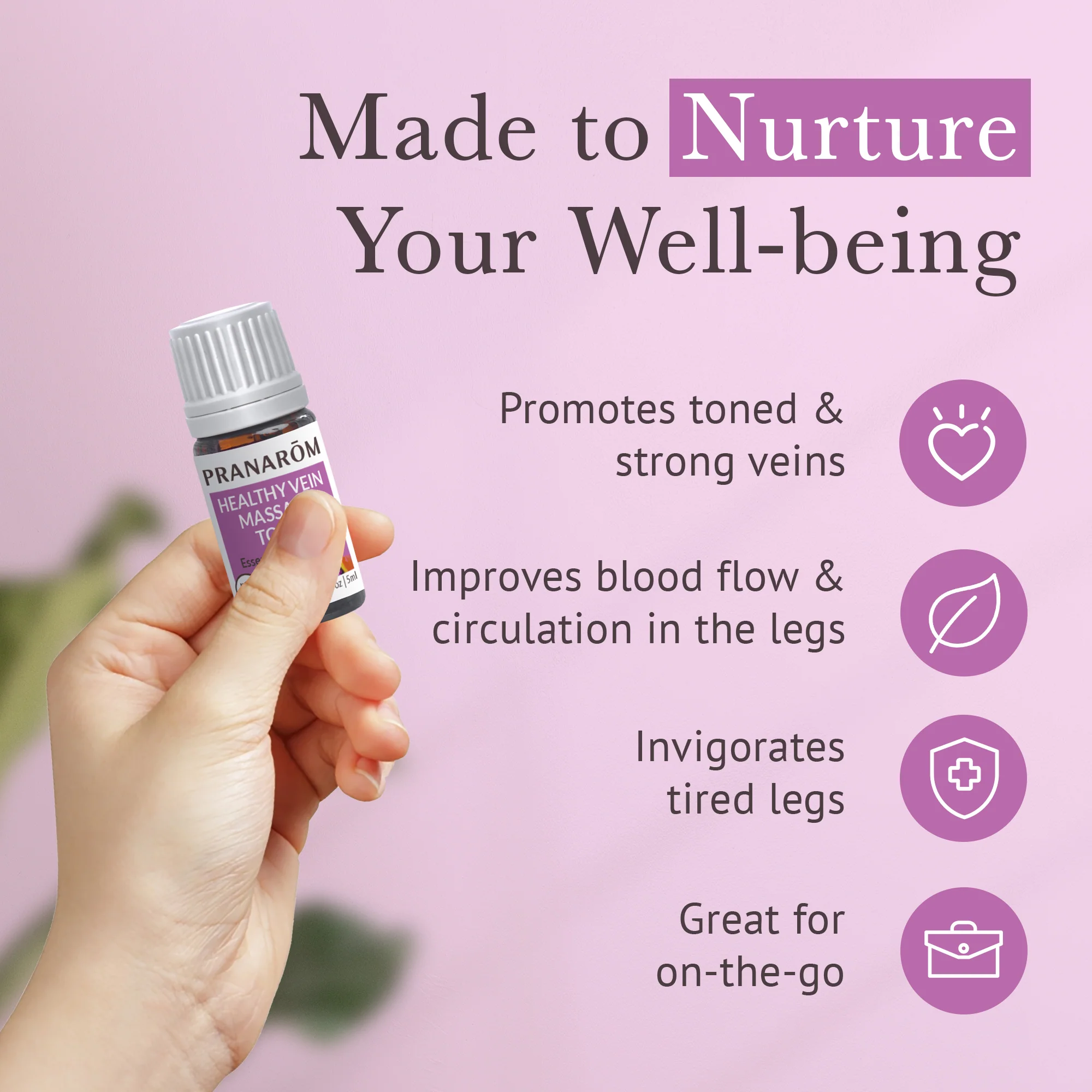 Healthy Vein Massage Tonic Essential Oil Wellness Blend - Bio - Image 4