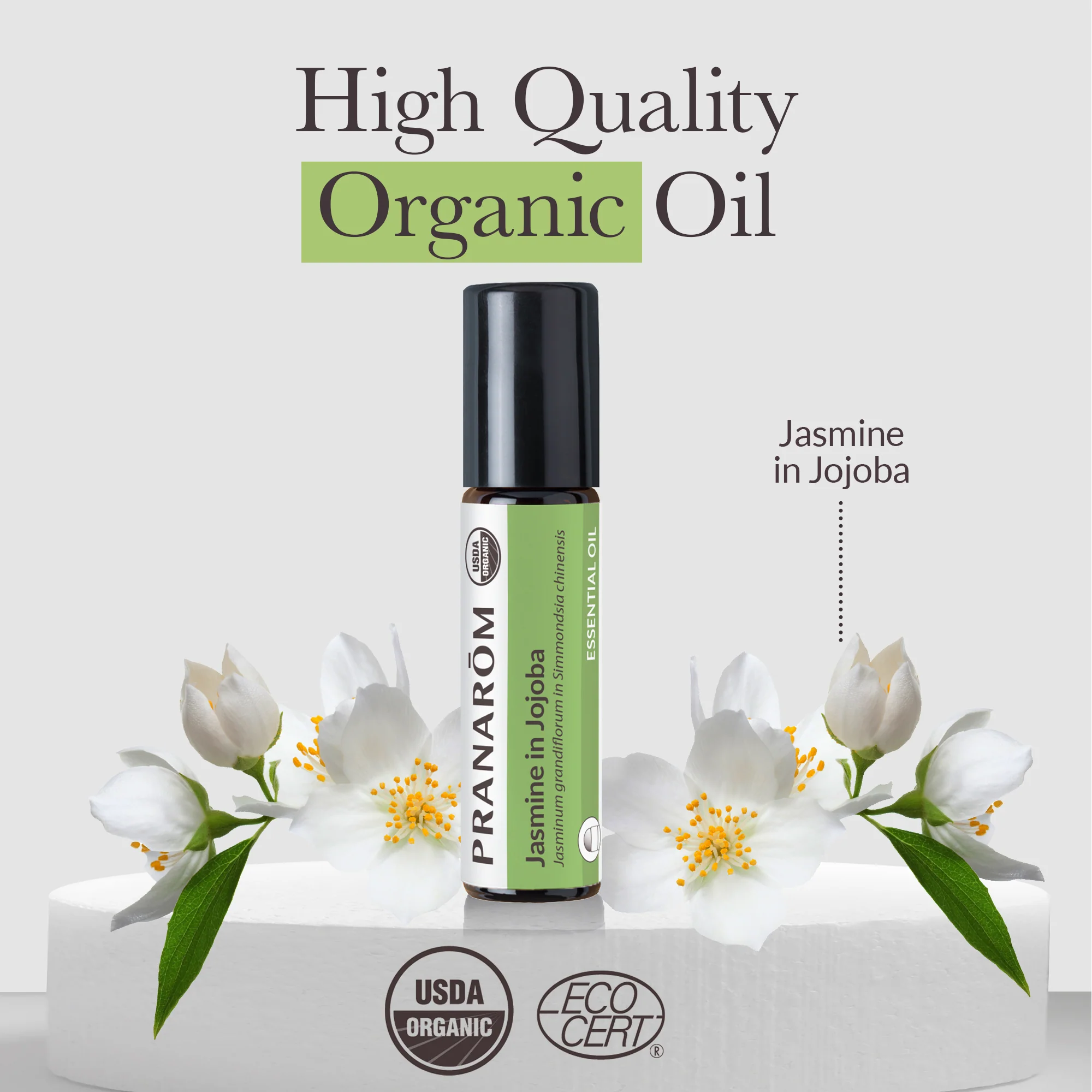 Jasmine Essential Oil in Jojoba - Bio - Image 3