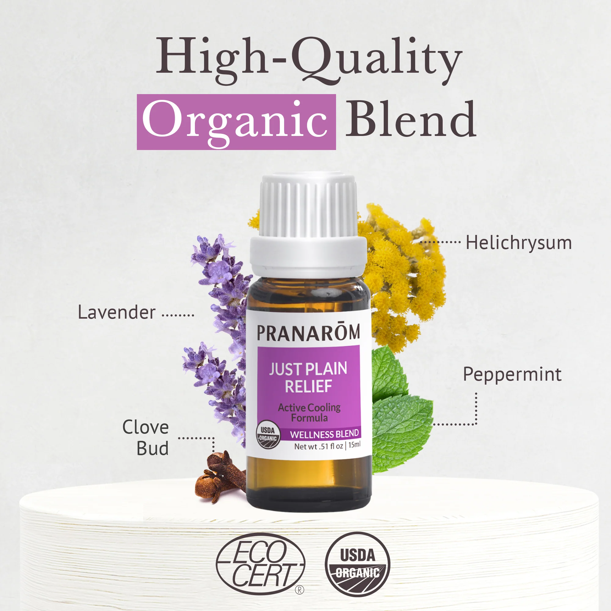 Just Plain Relief Essential Oil Wellness Blend - Bio - Image 3