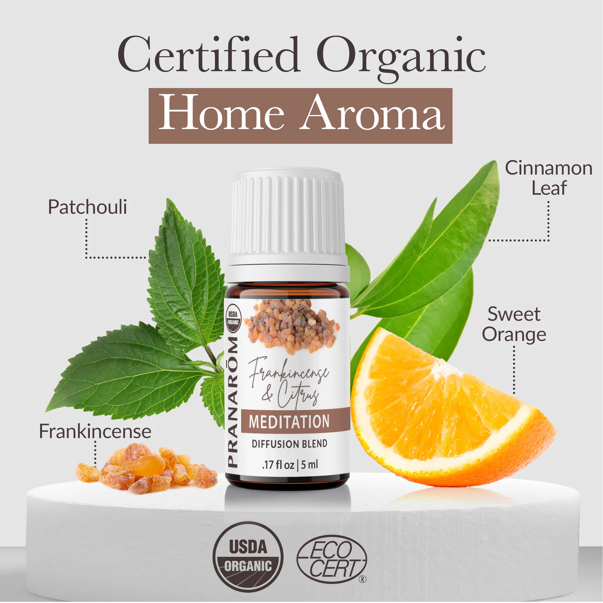 Meditation Essential Oil Diffusion Blend - Bio - Image 3