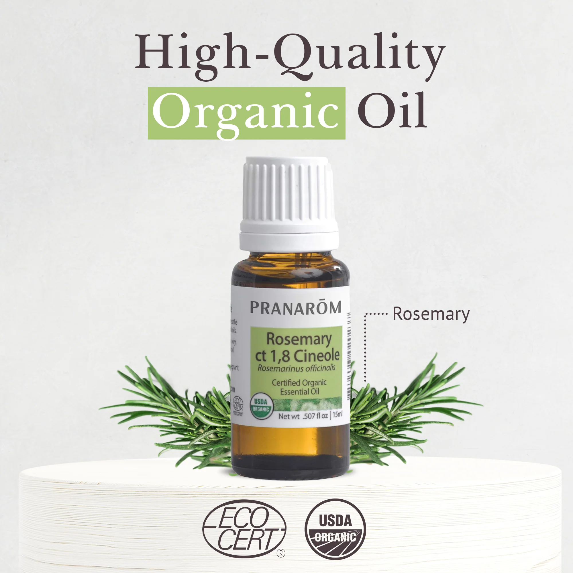 Rosemary ct 1,8 cineole Essential Oil - Bio - Image 3