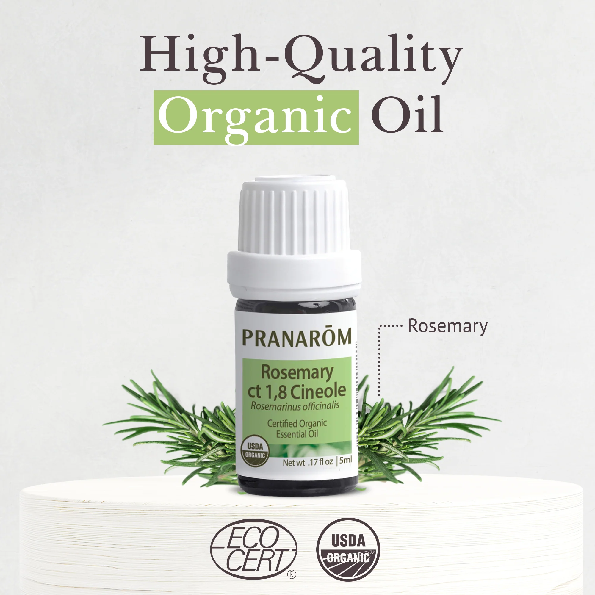 Rosemary ct 1,8 cineole Essential Oil - Bio - Image 3