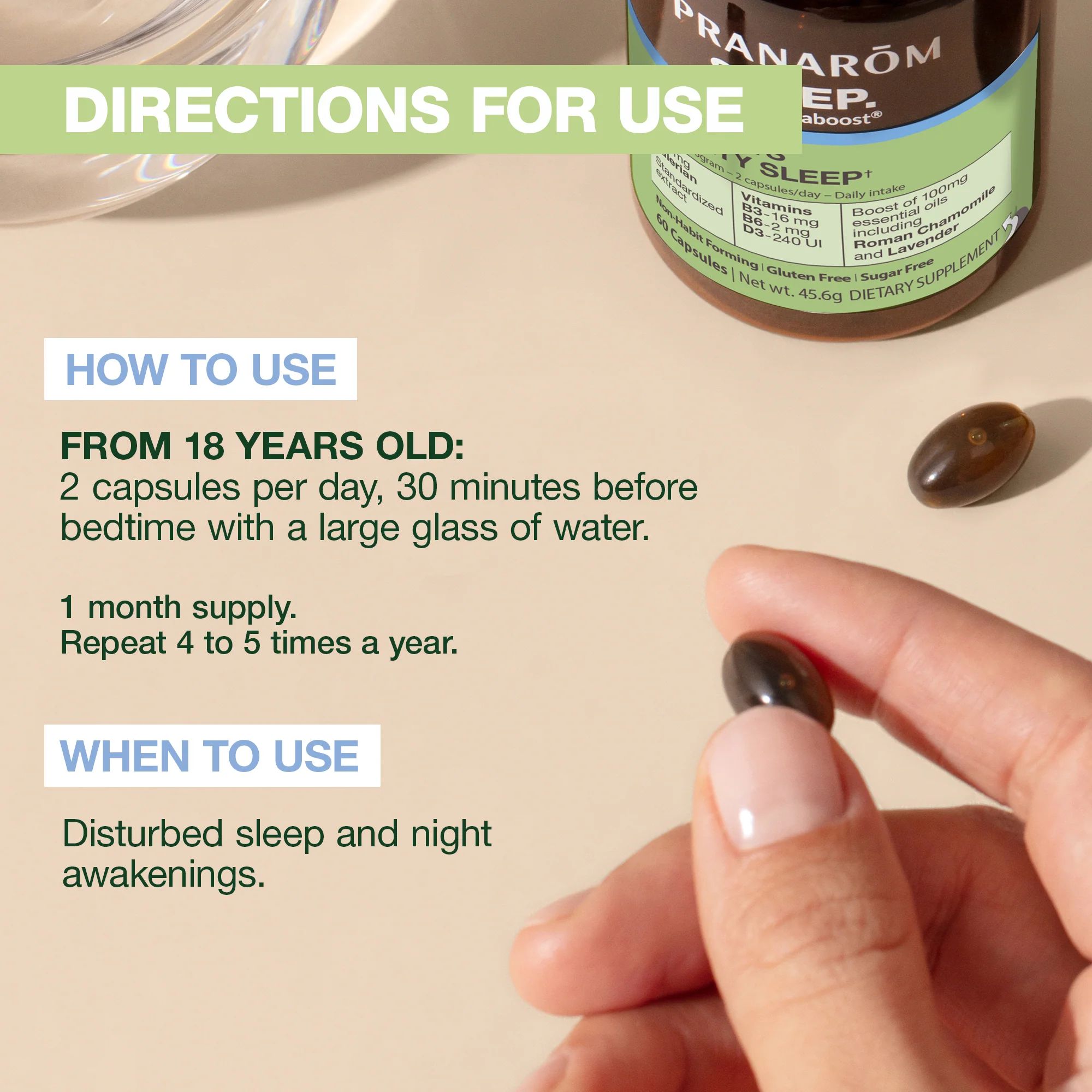 SLEEP DIETARY SUPPLEMENT 60 CAPS - Image 5