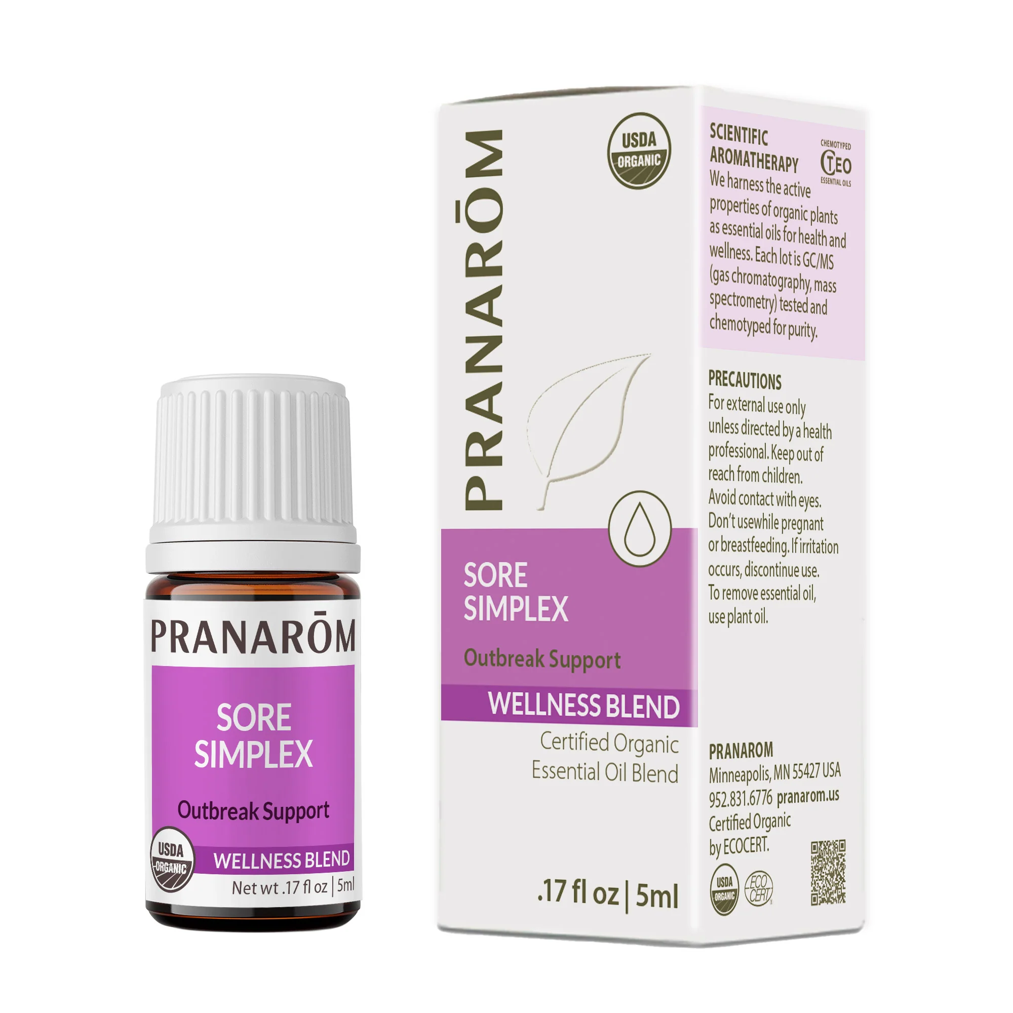 Sore Simplex Essential Oil Wellness Blend - Bio