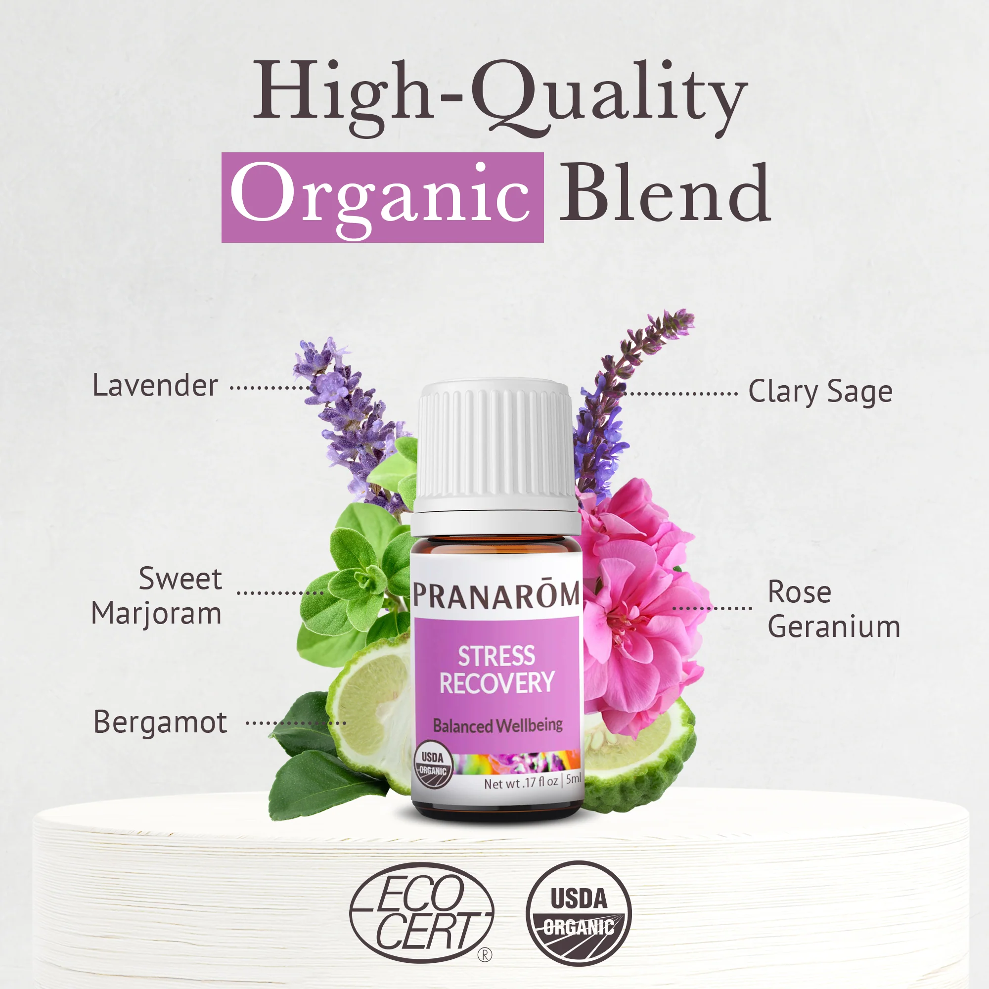 Stress Recovery Essential Oil Wellness Blend - Bio - Image 3