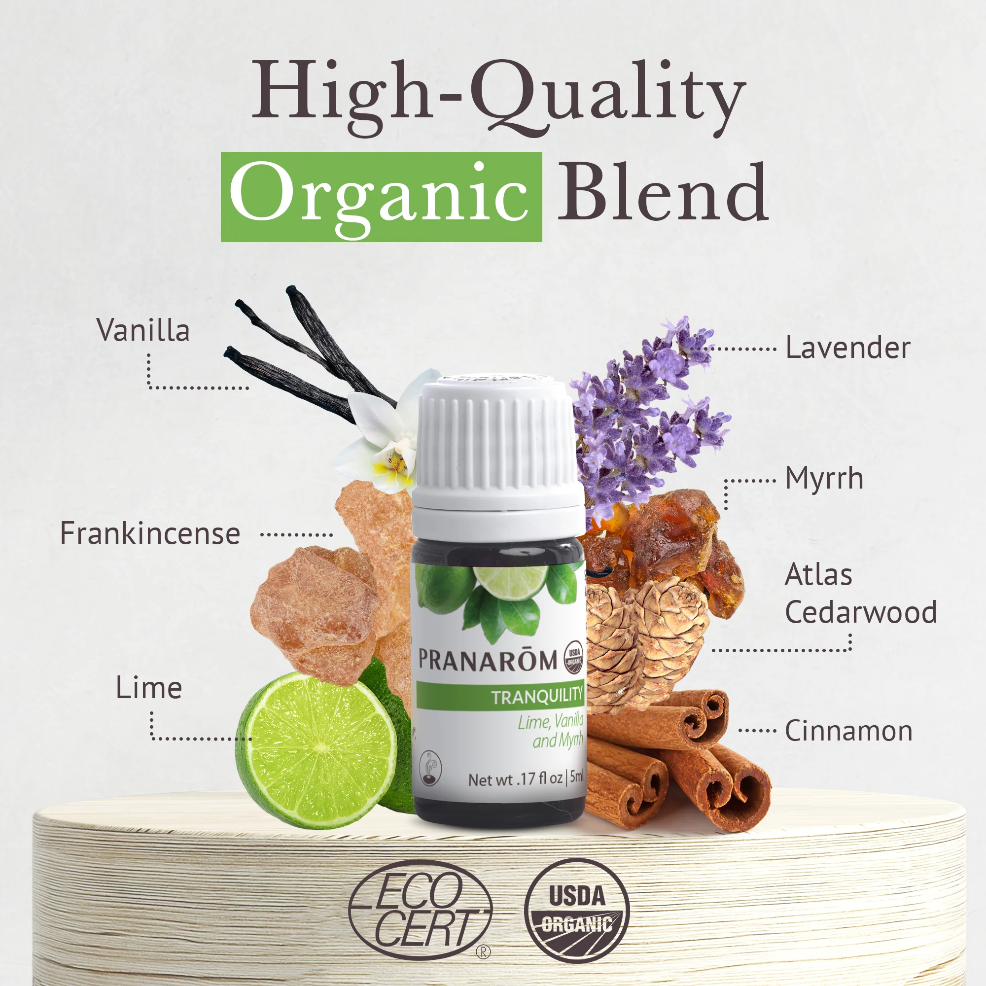 Tranquility Essential Oil Diffusion Blend - Bio - Image 3